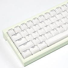 135 Keys Crystal Jelly Keycap Set Pink Shine Through OEM Profile Cute