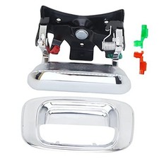 Chrome Tailgate Tail Gate Handle  Bezel for Chevy Silverado GMC Sierra 1500