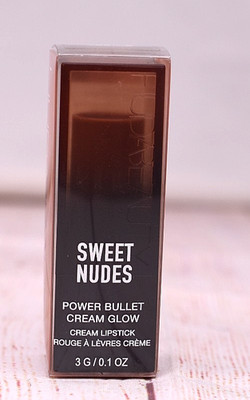 Huda Beauty Sweet Nudes Power Bullet Cream Glow Lipstick Sweet Cheeks 0.1 OZ NEW