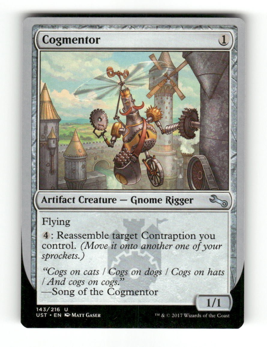 Cogmentor 143 Uncommon Unstable Magic: The Gathering Near Mint