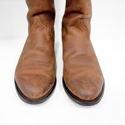 Stivali da cowboy western Ariat Sedona in pelle marrone stile 34624 da uomo US 9,5 EE larghi - Foto 9 di 13