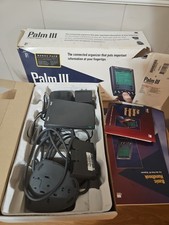 Vintage Palm III 3 PDA Pilot Personal Oranizer 3Com In Box