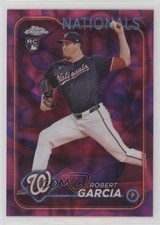 2024 Chrome Update Magenta & Purple Lava Lamp Refractor /299 Robert Garcia 11cz