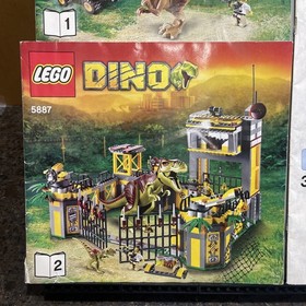LEGO Dino Defense 5887 Instruction Manuals Booklets (Numbers 1 2 3) ONLY