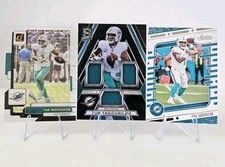 2024 Spectra Tua Tagovailoa Triple Threats /99 + Donruss Clearly + Absolute 🐬🔥