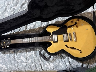 Epiphone 335 Dot Headstock Reshaped , BROKEN NECK FIXED