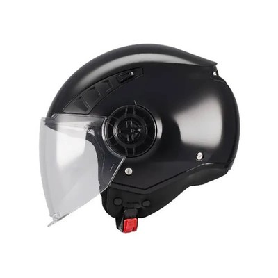 Jet Helmet Mt Helmets OF513B Aeris Pure A1 Gloss Black