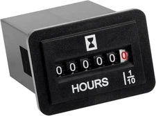 Mechanical Hour Meter for Maintenance,Volt.Ac110V to 250V for Lawn Mower Compres
