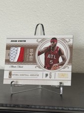 2010-11 Playoff National Treasures - Josh Smith Century Materials Prime 01/10