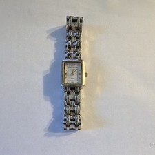 Vintage LA Express Women's Two-Tone Square Dress Watch