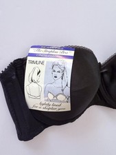 Lady Marlene Vintage Strapless Bra Black 32B NWT