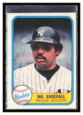1981 Fleer #650 Reggie Jackson