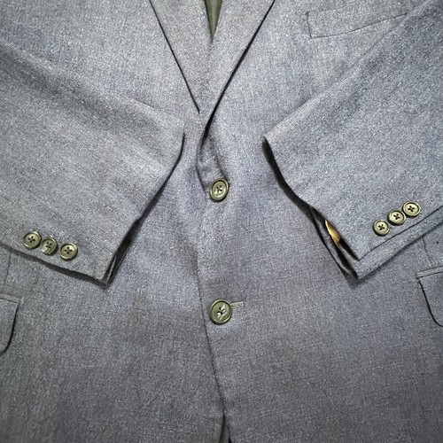 Hickey Freeman x Loro Piana Sunset Cashmere & Silk Jacket USA Navy Size 52 R Men - Picture 4 of 8