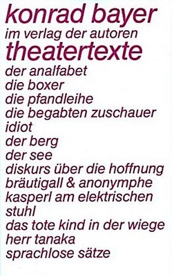 Theatertexte Konrad Bayer
