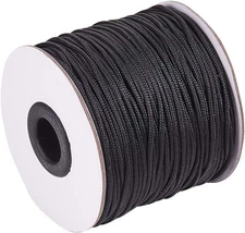 1.5Mm 100 Yards Black Nylon Cord Wind Chime Cord Replacement Lift Shade Blind St
