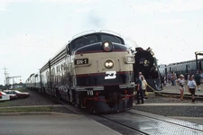 Original Train Slide  Burlington Northern BN-1 06/22/1996 Galesburg IL #23