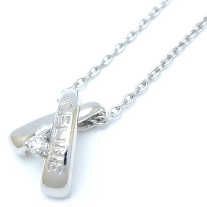 Collana CELINE platino 900 850 diamante 0 04 carati 293361