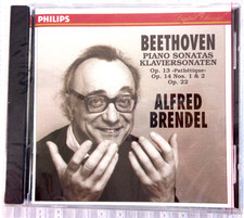 Beethoven CD Piano Sonatas Klaviersonaten Op. 13 14 No 1 2 Alfred Brendel NEW