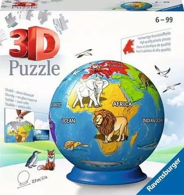 Ravensburger 3D Puzzle-Ball Kindererde 72 Teile 