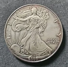 2000 Silver Dollar American Eagle Walking Liberty $1 Coin Uncirculated Hard Case