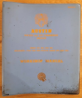 ORIGINAL 1958 FABRIK AUSTIN A40, A50 & A55 WERKSTATTHANDBUCH TEILENR. AKD1012