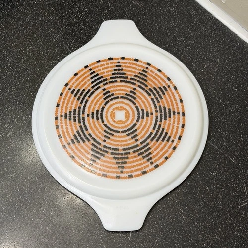 Vintage Pyrex Pueblo Replacement Lid 25-C19 for #475 2.5 Qt Casserole