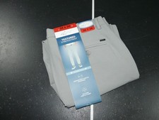 Greg Norman Men's Textured Stretch Chino Pant Pants Gray Size 34x34 34 x 34 NWT
