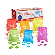 hand2mind Rainbow Lowercase Magnetic Letters, Plastic Magnetic Lett... Fast Ship