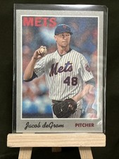 2019 Topps Heritage - 1970 Cloth Stickers Jacob deGrom #11