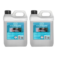 Wash-In Waterproofer 2 x 2.5 L, Clothing Water proofer adds Protection, One Chem