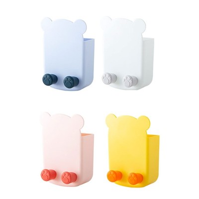 Storage Box Wall-mounted Mobile Phone Storage Hanging Rack for Kitchen Bedroom