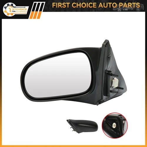 Door Mirror Fits 1996-00 Honda Civic Left Side Power Non-Fold Textured HO1320102