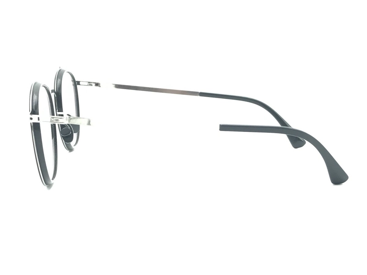 MYKITA LITE SUN OLLI COL 951 Silver Black Round Eyeglasses 