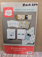 Stampin' UP POCKETFUL OF CHEER PAPER PUMPKIN KIT MARCH 2016 GIFT CARD ENVELOPES