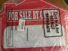 For Sale by Owner Sign w/o Stake, FSBO Yard Sign Set for Home House Real Estate