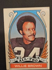 Set Break 1972 Topps HIGH #285 Willie Brown ALL-PRO card - Oakland Raiders 💎