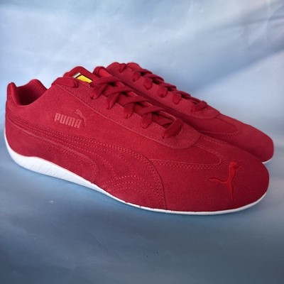 Puma Ferrari Speedcat Rosso White Red Limited Edition Shoes 307822-02 Men's 11