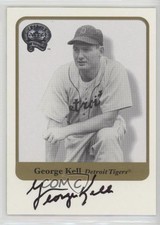 2001 Fleer Greats of the Game Auto George Kell Auto HOF s3g
