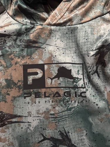 Chemise De Pêche Femme Pelagic UltraTek à Capuche - Taille L, Vert, UPF 50+, Neuve