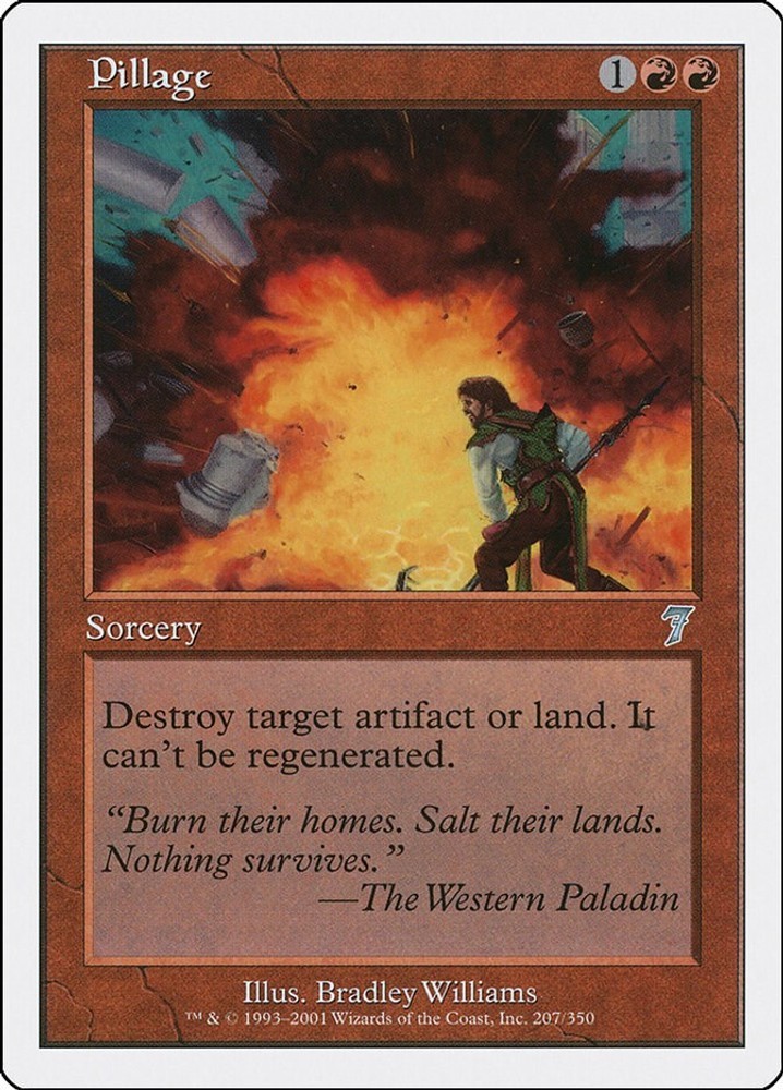 Pillage #207 (LP) 7th Edition (7ED) MTG
