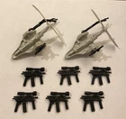 G.I. GI JOE gijoe ANNIHILATOR WEAPONS PARTS LOT backpacks guns FREE SHIP