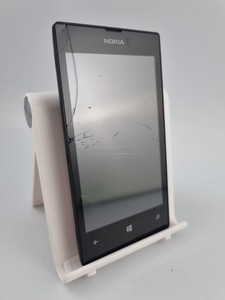 Nokia Lumia 520 schwarz 8GB 4,0" 5MP Windows Smartphone gesprungen defekt #B