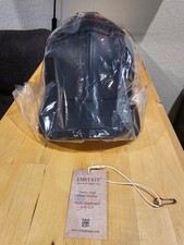 Emstate Winner Caps Ball Cap USA Made Large Black Genuine Cowhid Leather Casual