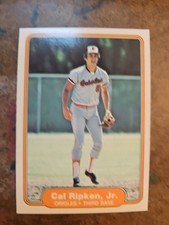 1982 Fleer Baseball Cal Ripken Jr Baltimore Orioles Rookie Card #176