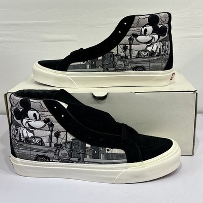 VANS SK8 Hi Disney Mr Cartoon Mickey Mouse 90th Anniversary Size