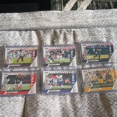 SCORE 2024 Sack Attack NFL 6-Card Lot Fowler Hendrickson Hunter Van Noy
