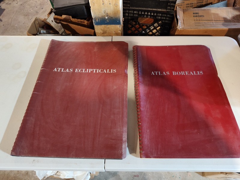 A. Becvar Atlas Borealis Eclipticalis Astrology Star Charts 1950.0