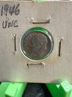 1946-D Roosevelt Dime- Silver- Choice Gem Brilliant Unc Luster No Reserve