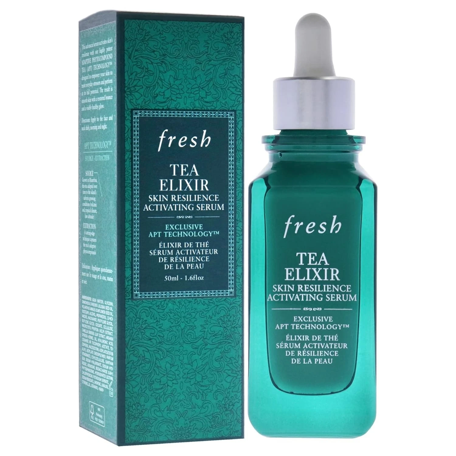 NIB Fresh Tea Elixir Skin Resilience Activating Serum 1.6 oz