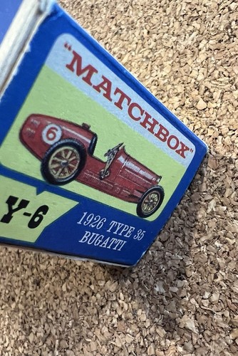 MATCHBOX Lesney MODELS Of YESTERYEAR 1926 Type 35 Bugatti Y6 w Original Box - Picture 6 of 9
